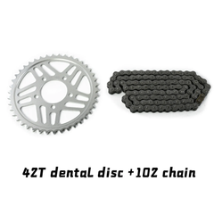 For SURRON Light Bee X Motorcycles 42T Tooth Sprocket 102 Chains Electric Dirt Bike for SURRON Original Motorcycle Accessories
