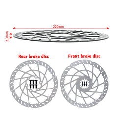 For Talaria Sting 220mm Motor Rear Disc Motorcycle Original Front Rear Brake Disc Off-Road Dirtbike Electric Vehicle Motorcycles