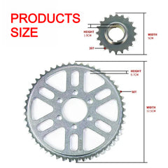 For Surron Light Bee X First-level Transmission Chain Gear Set Electric Bike For SurRon Chain Accessories Segway X260 Motorcycle