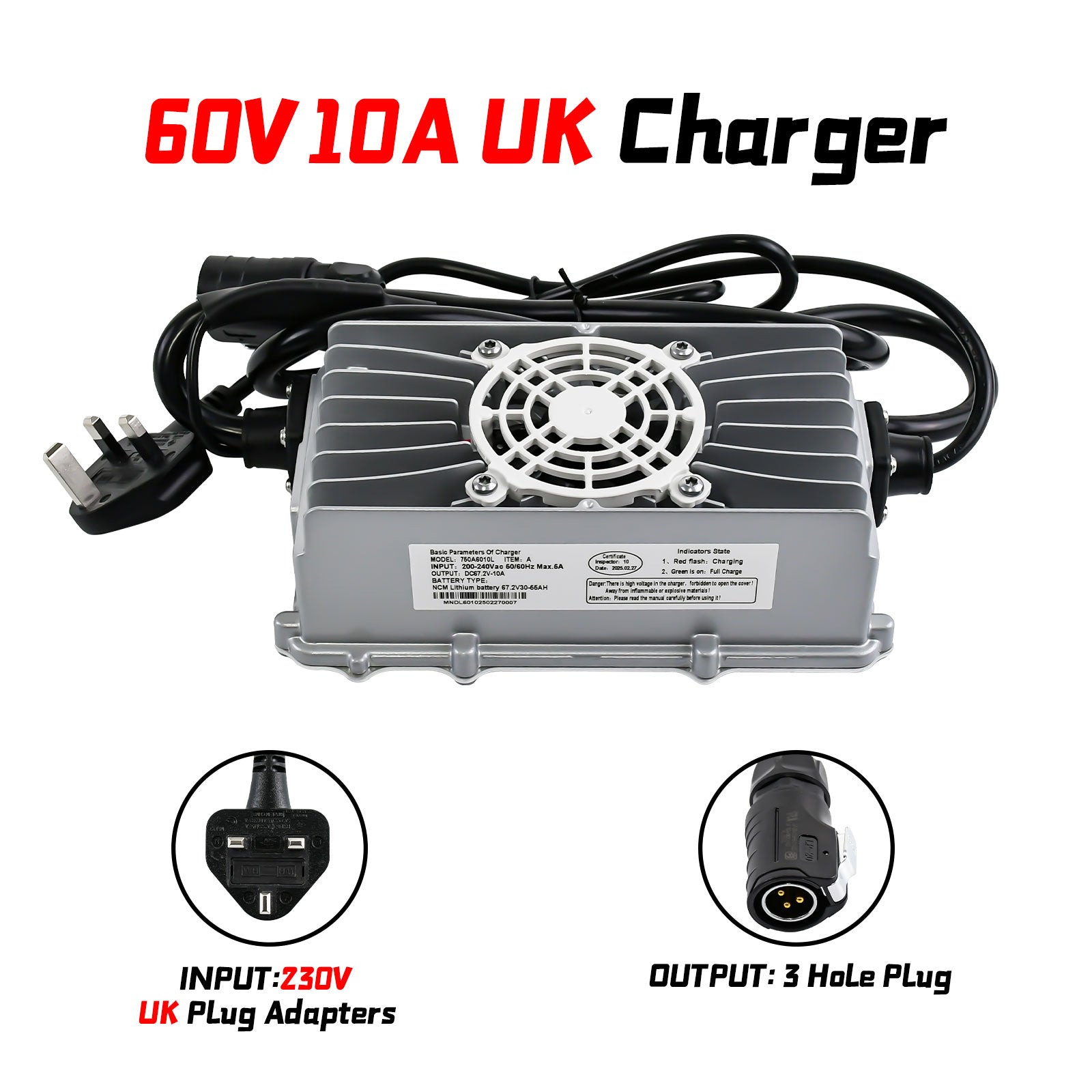 For Surron Charger Light Bee X 60V10A 72V12A Charger Silent Motorcycle Off-Road For SurRon Charging Tool OEM Motorcycles Parts